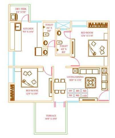 Naman Galaxy - Floor Plan