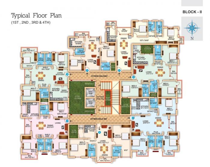 Shree Vishnu Magnolia - Site Plan