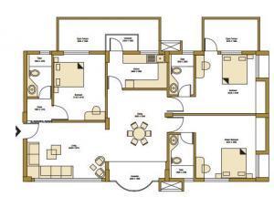 Bengal Peerless Avidipta - Floor plan