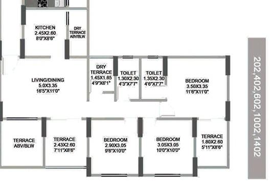 Pristine Greens Phase II - Floor Plan