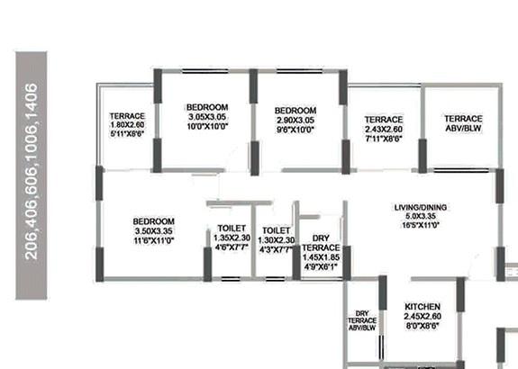 Pristine Greens Phase II - Floor Plan