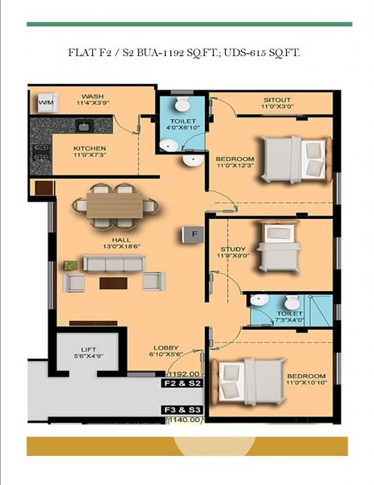 Oliyas Maple - Floor Plan
