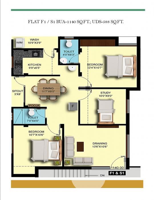 Oliyas Maple - Floor Plan