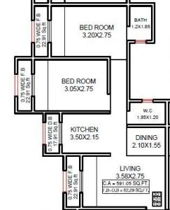 Lxmi Akash Complex - Floor plan