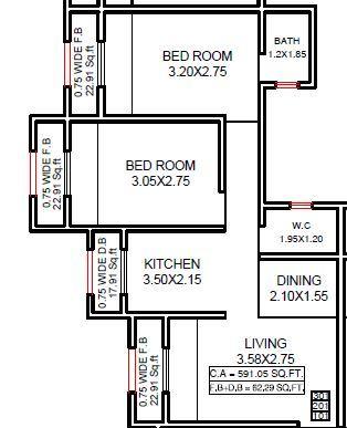 Lxmi Akash Complex - Floor Plan