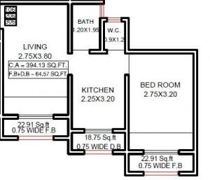 Lxmi Akash Complex - Floor plan