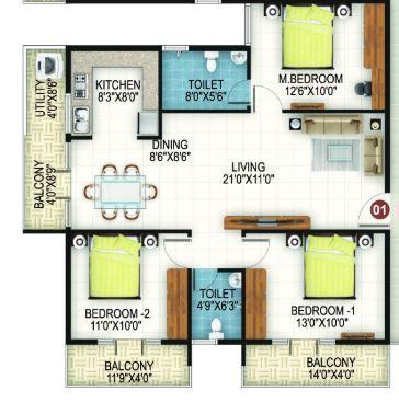 GR Elysium 3 - Floor Plan