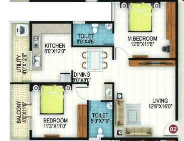 GR Elysium 3 - Floor Plan