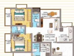 Phantom Las Terrazos - Floor plan
