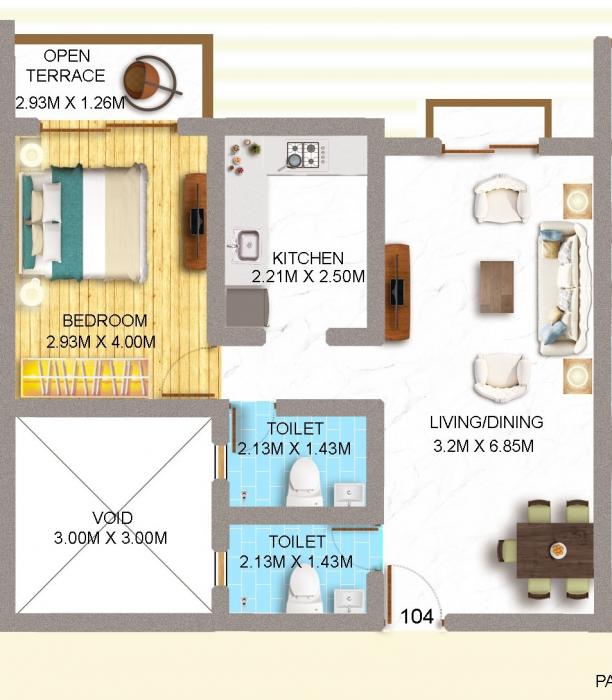 Phantom Las Terrazos - Floor Plan