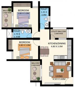 Edcon Greenfields - Floor plan