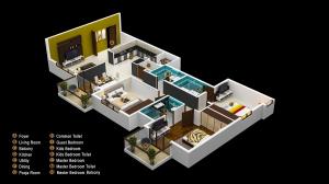 Durga Flute - Floor plan