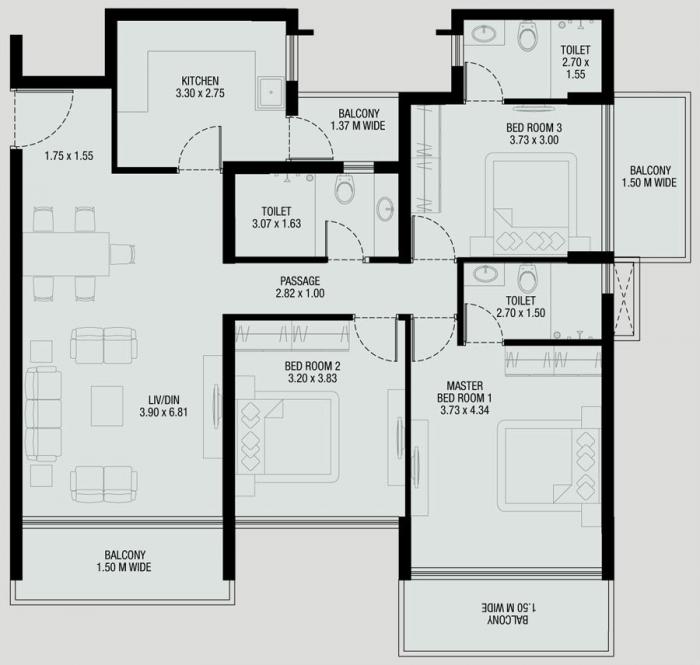Alcon Estrela - Floor Plan