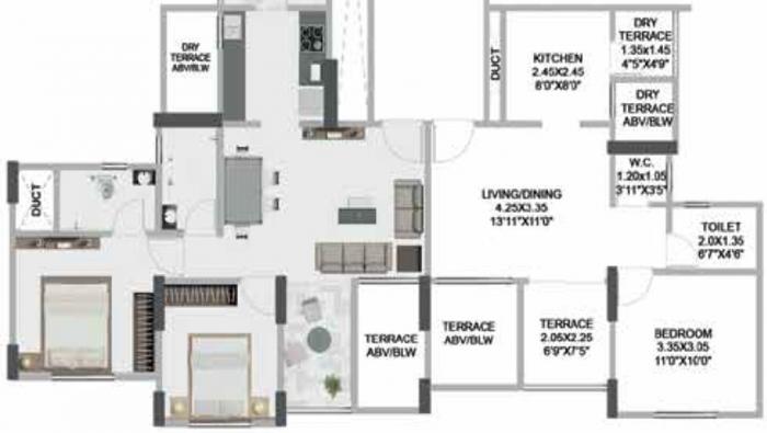 Pristine Greens Phase II - Floor Plan