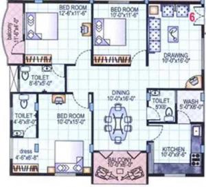 CVK Kailasagiri - Floor plan