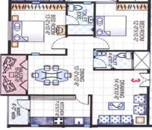 CVK Kailasagiri - Floor plan