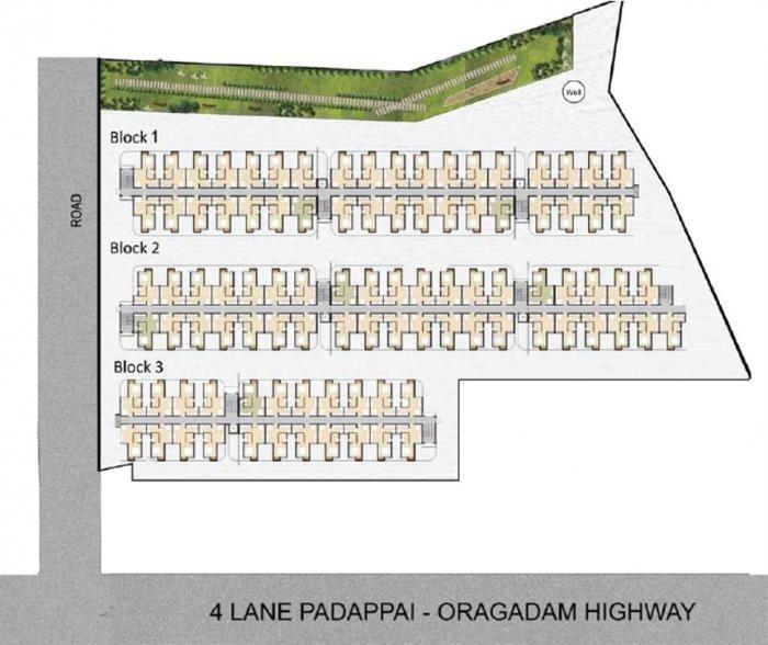 Arun Compact Homes Vasanthaa - Master Plan