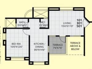 Sanjeevani Nisargvihar Phase 2 - Floor plan