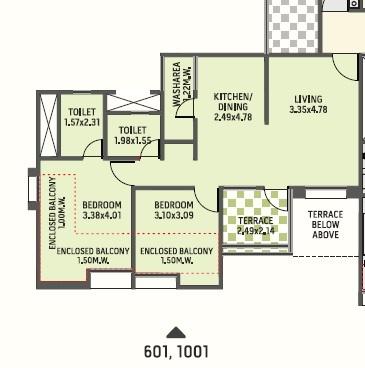 Amit Rujuta Gardenia Crest - Floor Plan