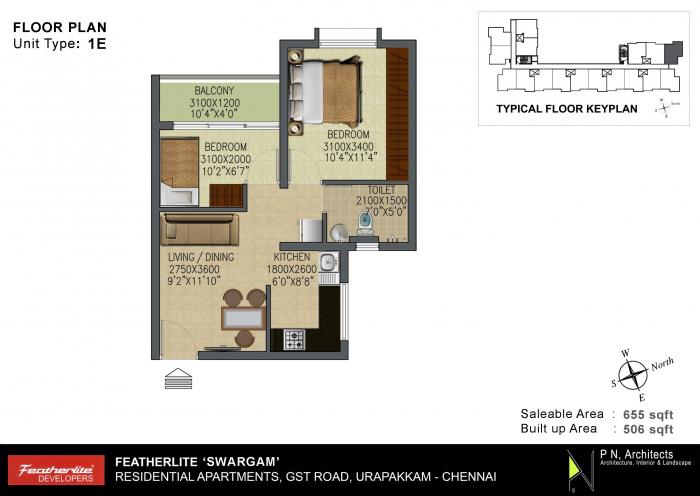 Featherlite Swargam - Floor Plan