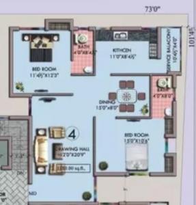 Cosy Ruby - Floor plan