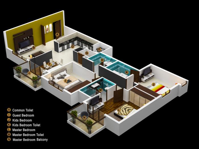 Durga Flute - Floor Plan
