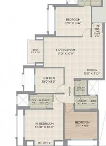 Hiranandani Eagleridge B - Floor plan
