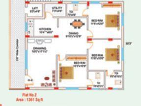 Sree Boppanas SAS Classic - Floor Plan