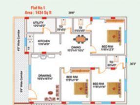 Sree Boppanas SAS Classic - Floor Plan