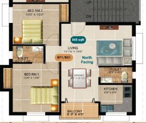 DCC Athulya - Floor plan