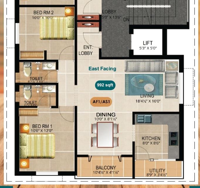 DCC Athulya - Floor Plan
