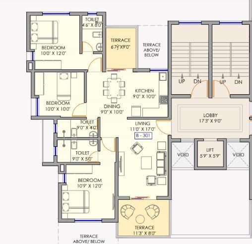 Blue Bells - Floor Plan