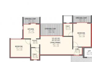 45 Paramount - Floor plan