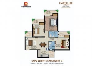 Supertech Capeluxe - Floor plan