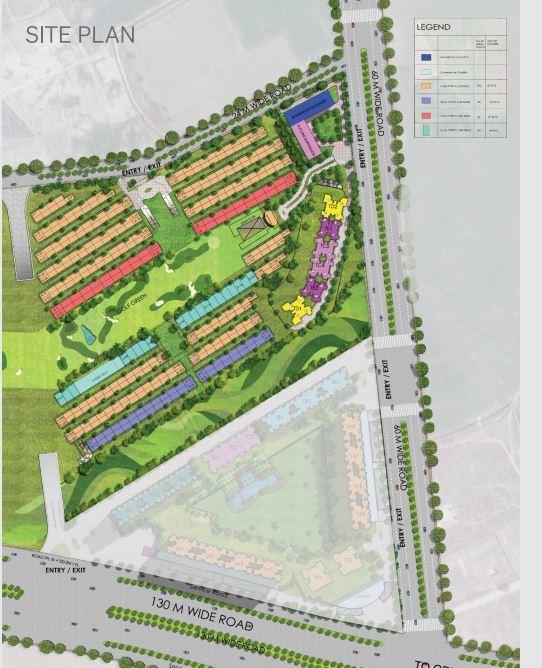 Supertech Golf Mansions - Master Plan
