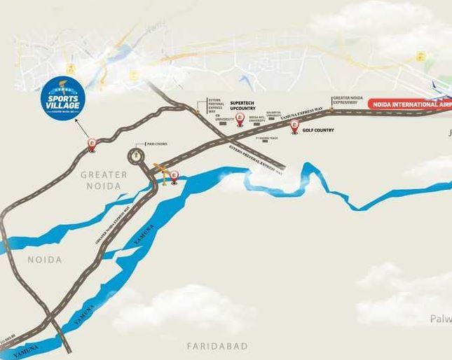 Supertech Golf Mansions - Locality