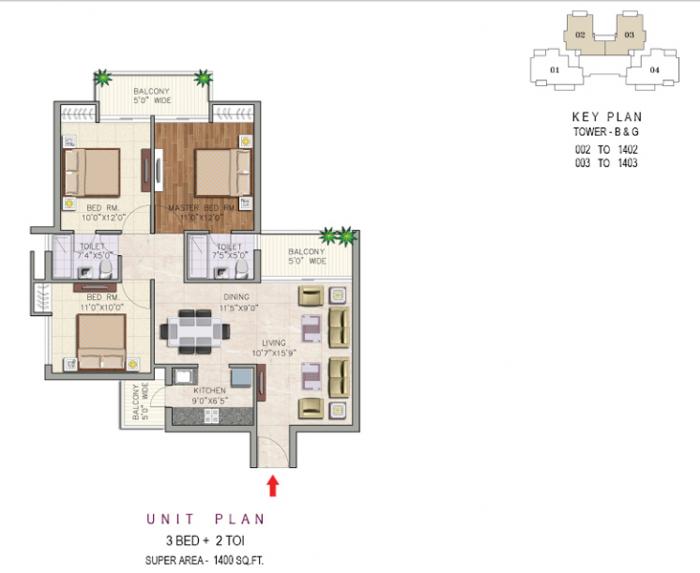 Aditya Urban Casa - Floor Plan
