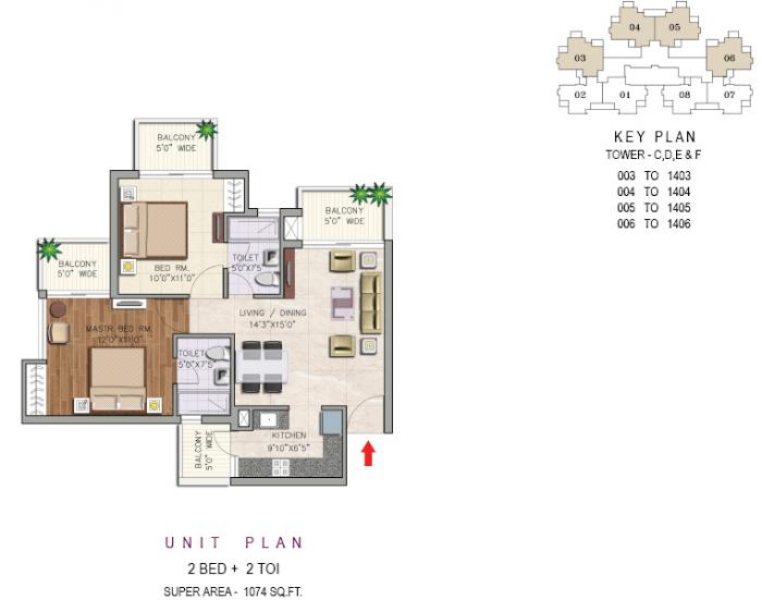 Aditya Urban Casa - Floor Plan