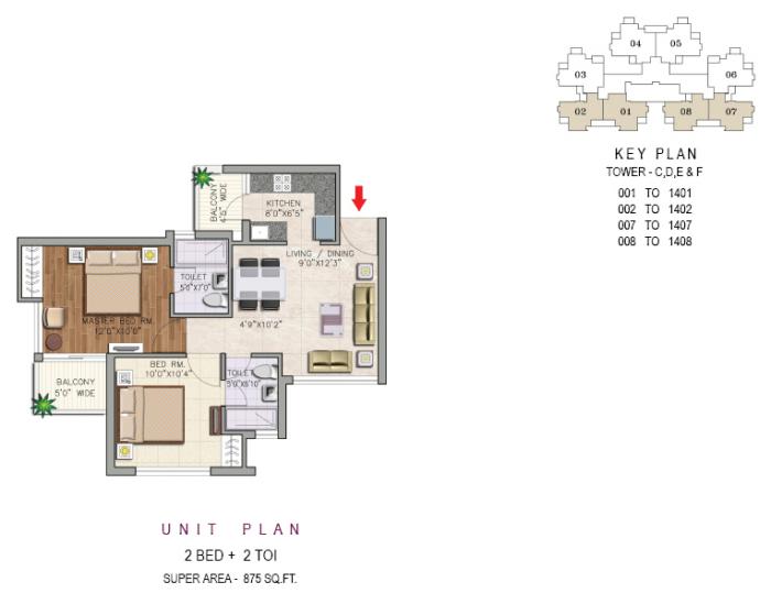 Aditya Urban Casa - Floor Plan