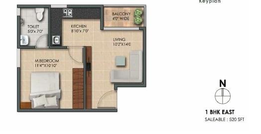 Subha 9 Sky Vue - Floor Plan
