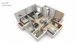 Subha 9 Sky Vue - Floor plan
