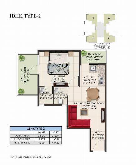 Supertech The Valley - Floor Plan
