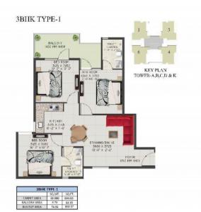 Supertech The Valley - Floor plan