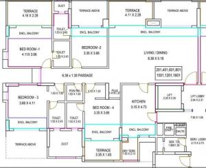 Amits Montecito - Floor plan