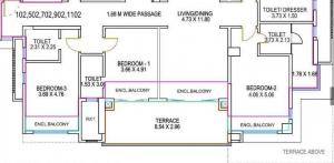 Amits Montecito - Floor plan