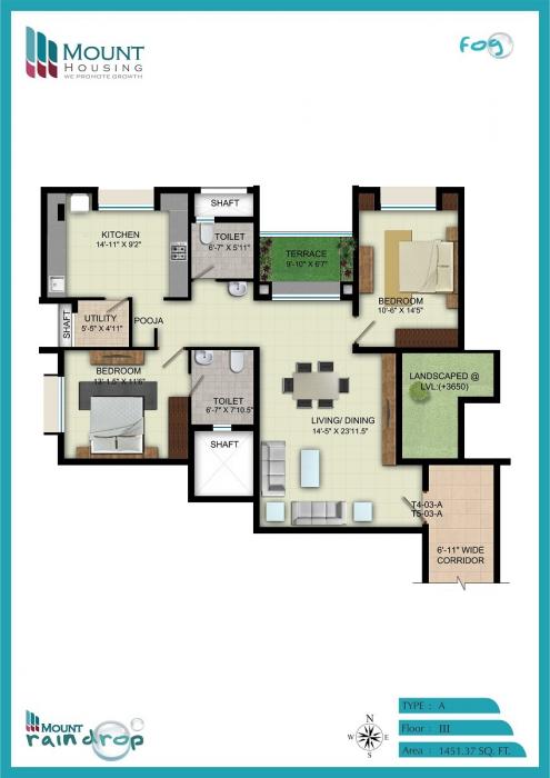 Mount Rain Drop - Floor Plan