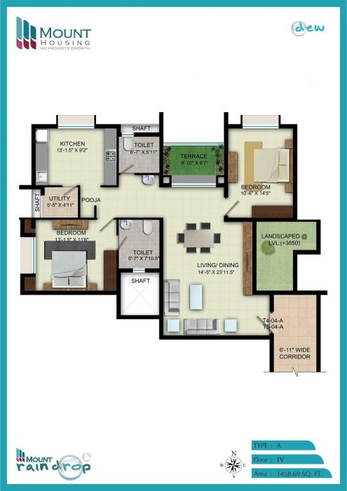 Mount Rain Drop - Floor Plan