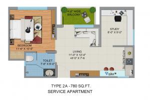 Blue Square Spectrum @ Metro - Floor plan
