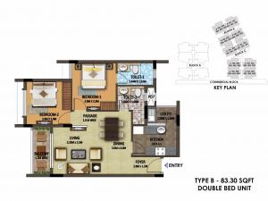 Umiya Quatro Plot B - Floor plan