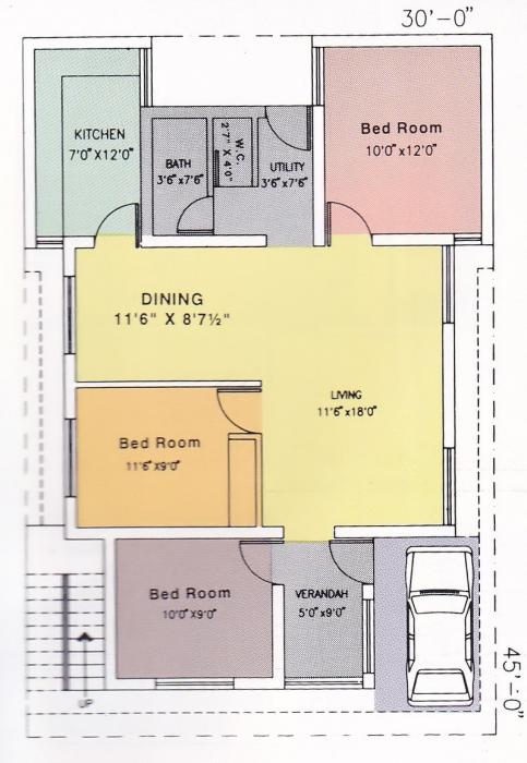 Ideal Anam Enclave - Floor Plan